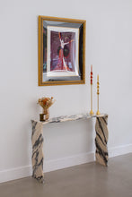 Load image into Gallery viewer, squiggle console table la nuit nude marble console table custom furniture