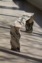 Load image into Gallery viewer, squiggle console table la nuit nude marble console table custom furniture
