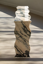 Load image into Gallery viewer, squiggle console table la nuit nude marble console table custom furniture
